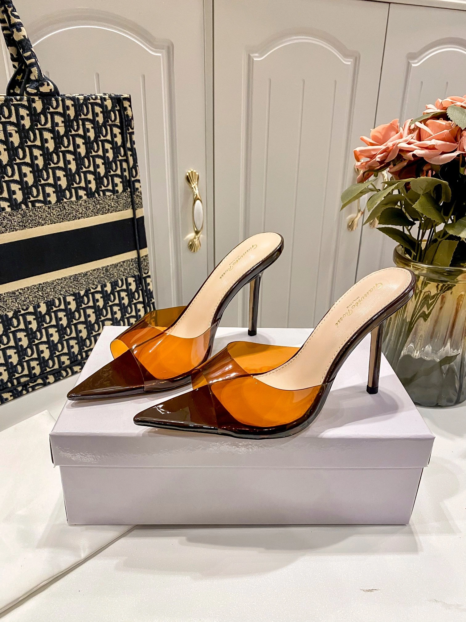 Other brands G11050.85RIC.GSVBROB Heel height：10CM item:ET-X234E0819W
